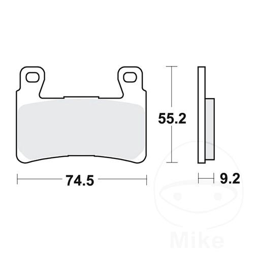 Trw brake pads - pads, sintered