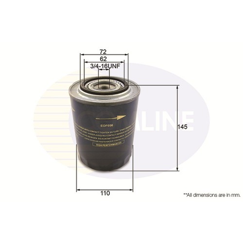 Oil filter eof056 - oil, comline