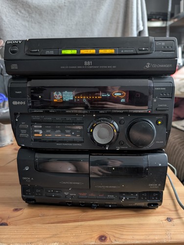 Sony hcd h881 - hcd-h881, stereo