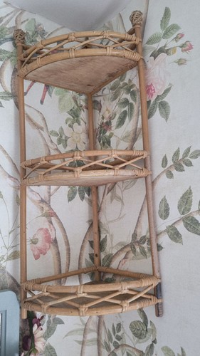 Vintage three tier bamboo - vintage,
