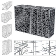 Retaining Stone Garden Wall 100*30cm Heavy Duty Cages / Wire Gabion Basket