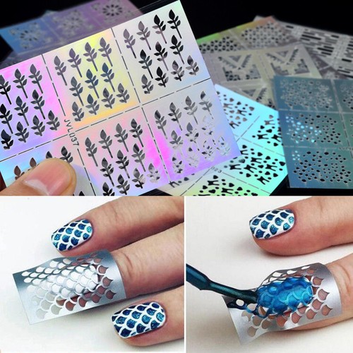 24pcs sheets nail art - nail, hollow