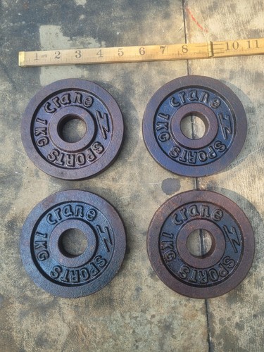 Vintage weight plates - weight, x4