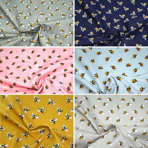 100 cotton fabric bumble bee - cotton,