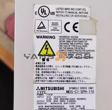 ONE Used Mitsubishi servo drive MDS-C1-SPH-110 MDSC1SPH110