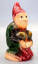 Vintage Arklow Pottery Elf Leprechaun Knee Hugger Made In Ireland
