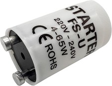 Stoents 6-Pack Fluorescent Light Starter - 220-240V, 4-65W | Compatible with T8