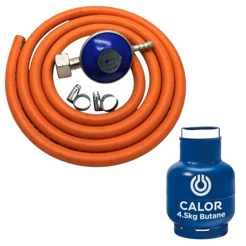 Butane regulator kit with - regulator, 2m