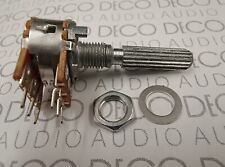 Bourns 100k Ohm 2 Gang Audio Taper Panel Mount Potentiometer Carbon Pot PDB182