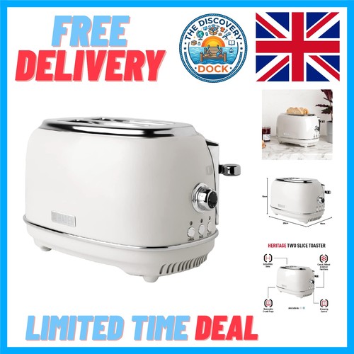 Elegant white electric toaster - electric,