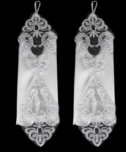 Girls white ivory long - white,