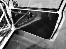 4 x VW GOLF MK2 3 Door Lightweight Gloss Black ABS FRONT & REAR Door Card Panels