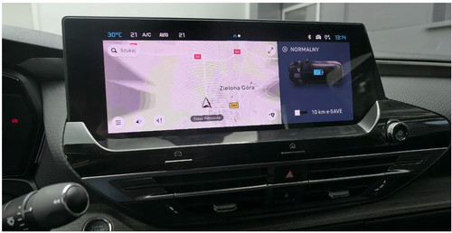 Sat nav map - map, citroen