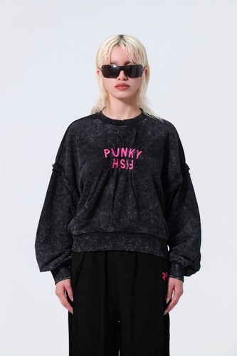 Punkyfish oversized acid wash - oversized,