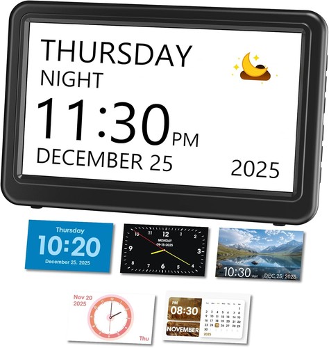 Mesqool calendar clock with - mesqool,