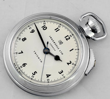 Rare INGERSOLL Triumph Center Seconds Chronograph Vintage Pocket Watch  - Mint -