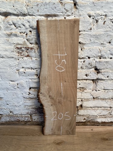 Waney edge live - edge, oak