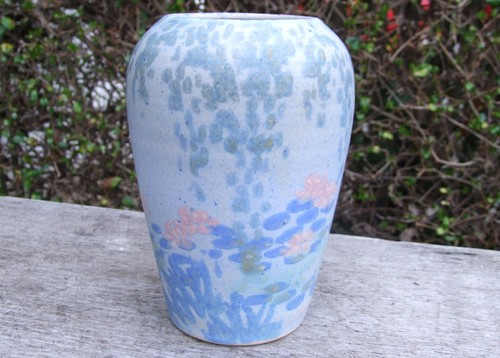 Conwy pottery vase - pottery,