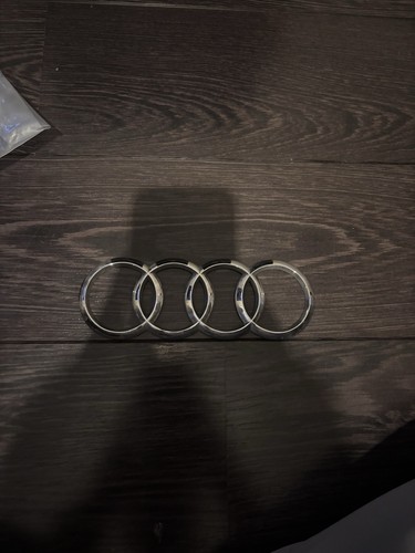 Audi rear badge rings genuine - rear,