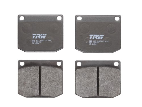 Brake pads set - , right