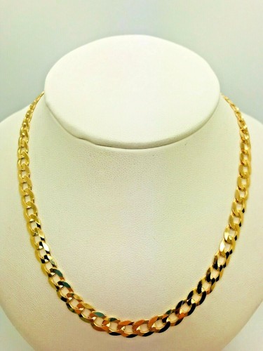 9ct yellow solid gold - 9ct, curb