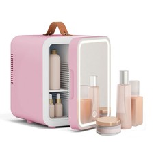 4L Mini Fridge with Makeup LED