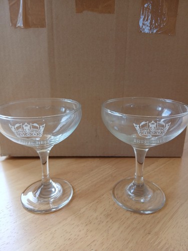 Clear glass champagne - 2x, coupe