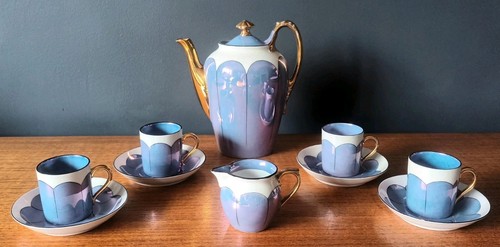 Art deco phoenix - art, lilac