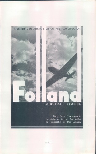 1942 wwii ww2 - folland, aircraft
