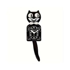 Vintage Black Kit Cat Clock