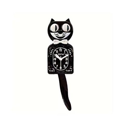 Vintage black kit - cat, clock