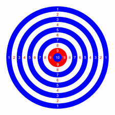 100 x TARGETS Airgun Rifle