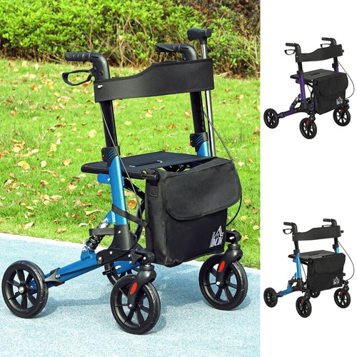 Rollator walker with seat - walker, and