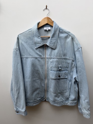 Maison kitsuné zipped denim - kitsuné,