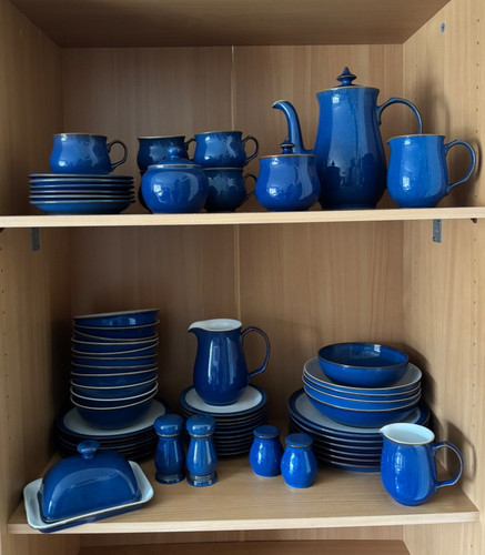 Denby imperial blue tableware - denby,