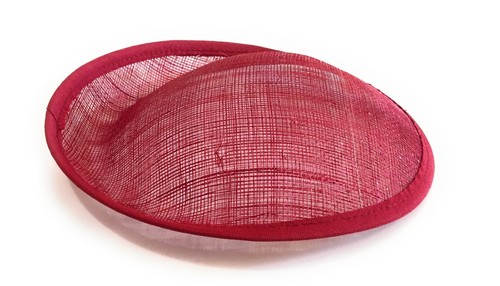 20cm round sinamay - sinamay, disc