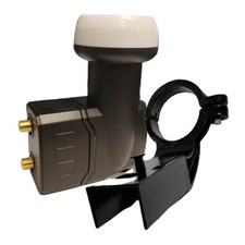 Sky Freesat MK4 Twin Satellite LNB FOR SKY + HD FREESAT + Adapter Bracket