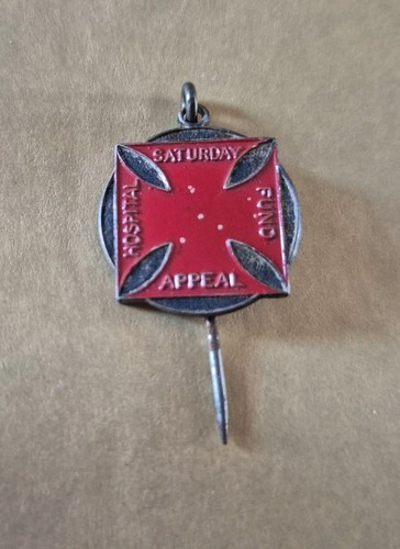 Vtg enamel saturday hospital - enamel,