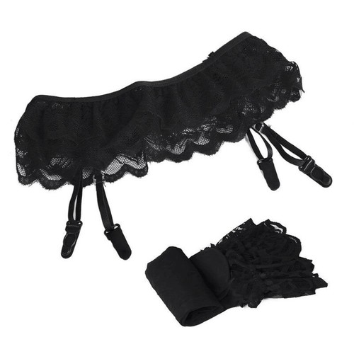 Suspender belt set - suspender, with