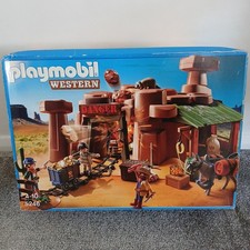Brand New Sealed Playmobil Western Goldmine 5246 Cowboys & Indians Playset