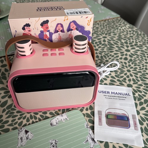 Portable karaoke machine with - portable,