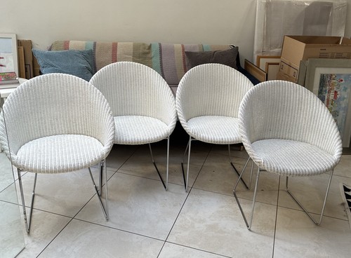 White lloyd loom vincent - white,
