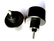 YAMAHA FZR 250 400 600  FAIRING CRASH MUSHROOMS SLIDERS BOBBINS BUNG BLACK  R8C1