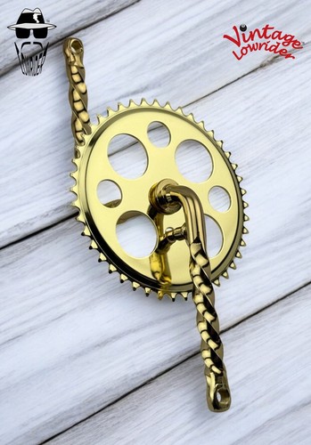 Vtg lowrider lucky crank set - lucky,