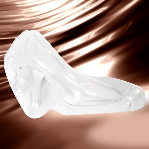 High heeled shoes chocolate - 3d,