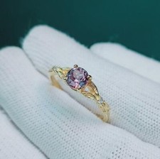 Alexandrite Ring, Round cut