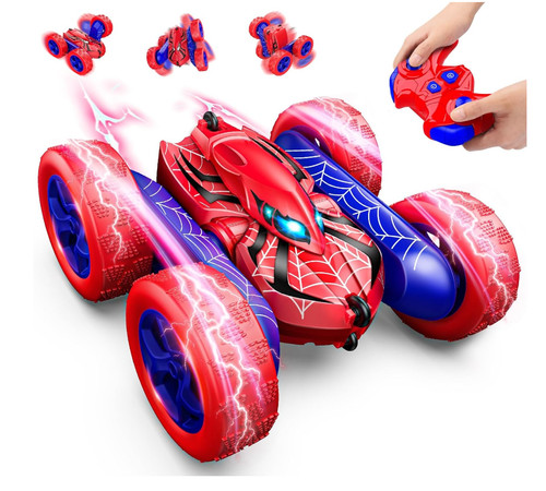 Spiderman stunt car - stunt, 360