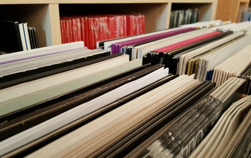Vinyl records deep house - deep,