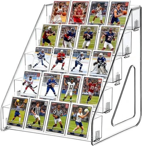 Clear acrylic trading - acrylic, card