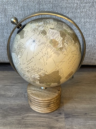 Vintage legend rotating globe - rotating,